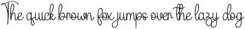 Moonlight | Script Font preview
