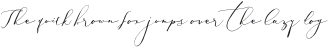 DearlyScriptLeft otf (400)