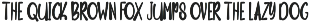 Wakaranai Urban Display Font preview