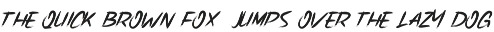 Lhoss Brush - Font font preview