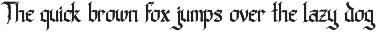 Old Gangstriad Blackletter Typeface preview