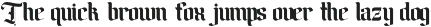 Amika Blackletter Font preview