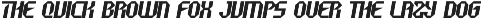Racetrev font preview