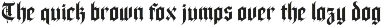 CS Aspen – Blackletter Font preview