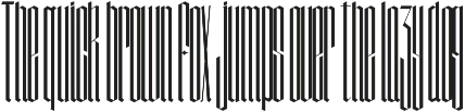Manufake - Sleek Tall Blackletter font preview