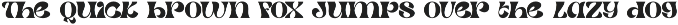 Tasty Real Modern Display Font font preview