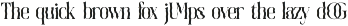 Ocean Fluid Experimental Serif font preview