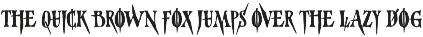 Dark Whisper - Serif Horror Font font preview