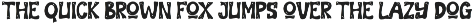 Spooky Laboratory is Halloween font preview