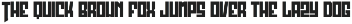 Raster Mania - Font font preview