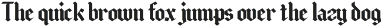 CS Savage – Gothic Font preview