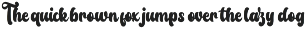 Christmas font preview
