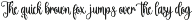 Marigold font preview