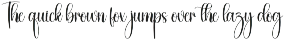 Breathine | Script Font preview