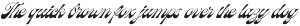 Calgarist Script preview