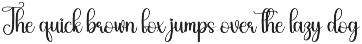 Yesterday | Script Font preview