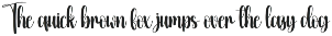 Glossy | Script Font preview