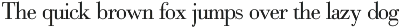 Bodoni Classic Text preview