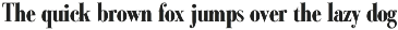 Bodoni Classic Condensed preview