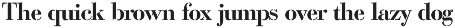 Bodoni Classic Stencil preview