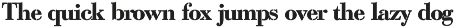 Bodoni Classic Stencil preview