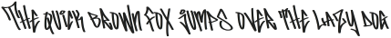Arlians Graffiti Font  Regular otf (400)