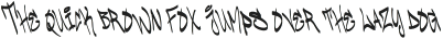 Snake Gourd Graffiti Font Regular otf (400)