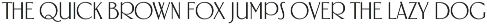 Suffragette font preview