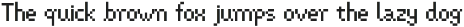 VP Pixel font preview