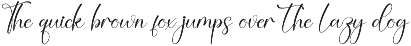 Mountain | Script Font preview