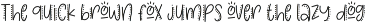 Merry And Bright is handwritten font preview
