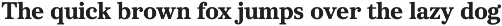 Core Serif N preview