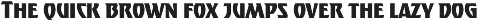 Panther Black font preview