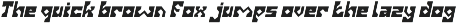 Alpha Sense font preview