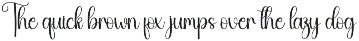 Mountain | Script Font preview