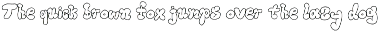 Loser TM – Comfy Bubble Script font preview
