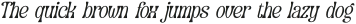 Dearshy Haislein Italic otf (400)