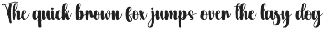 Birthday | Script Font preview