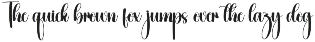 Glittering | Script Font preview