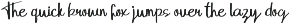 Fence Brezee - Script Font font preview
