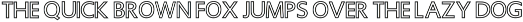 MONO OUTLINE font preview