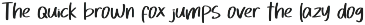 THIANA Handwriting Brush Font preview