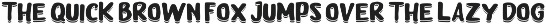 Party Winter font preview