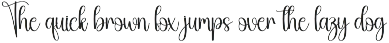Birthday | Script Font preview