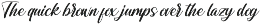 Miladia lovely script font preview