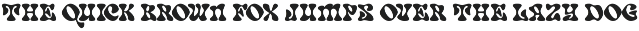Sydney North Coast Bubble Retro Font font preview