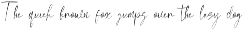 Qialliet Minimalist Script Font preview