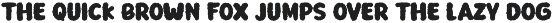 Wahweh a Bold Rough Font preview
