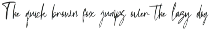 Burkellia Handwriting Script Font font preview