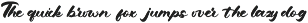 Quizy – Script Font preview